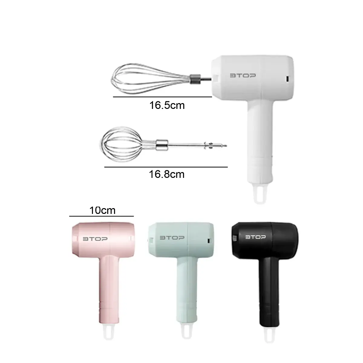 Batedeira elétrica portátil recarregável por USB — imagem 1 de 3