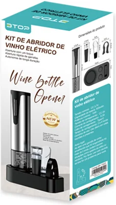Kit de abridor de vinho elétrico — imagem 2 de 4