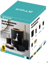Kit de Acessórios Para Banheiro — imagem 2 de 2