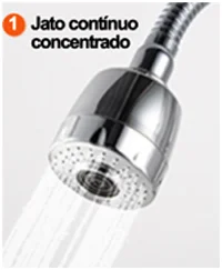 Torneira de pia gourmete parede — imagem 3 de 4