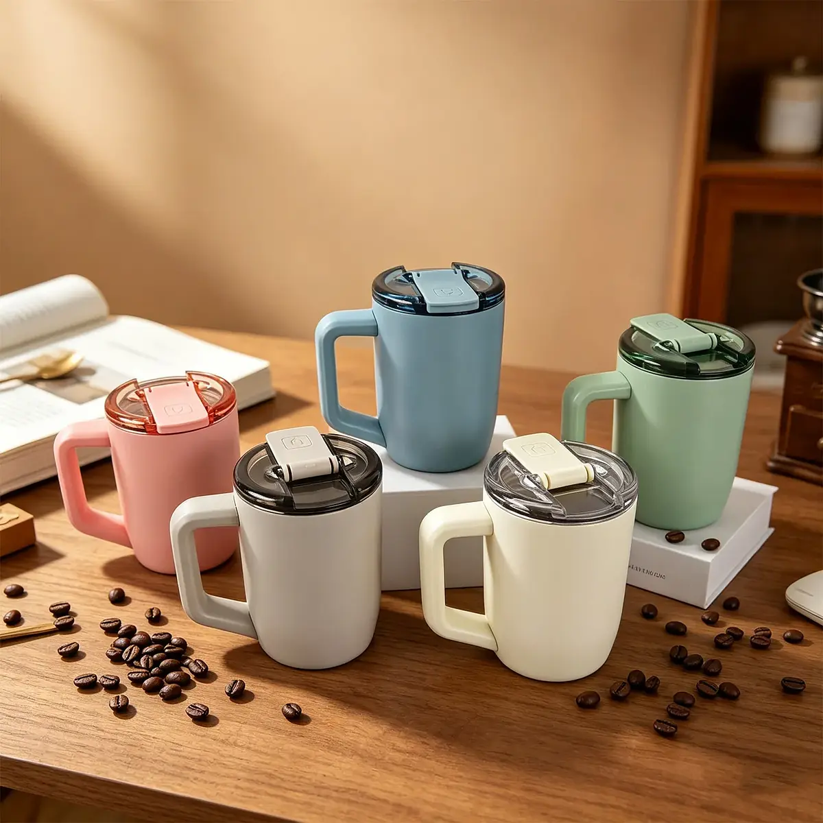 Caneca Térmica 450 ml com Tampa — imagem 5 de 7
