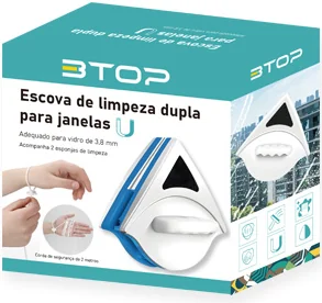 Limpa vidros magnético triangular — imagem 2 de 4