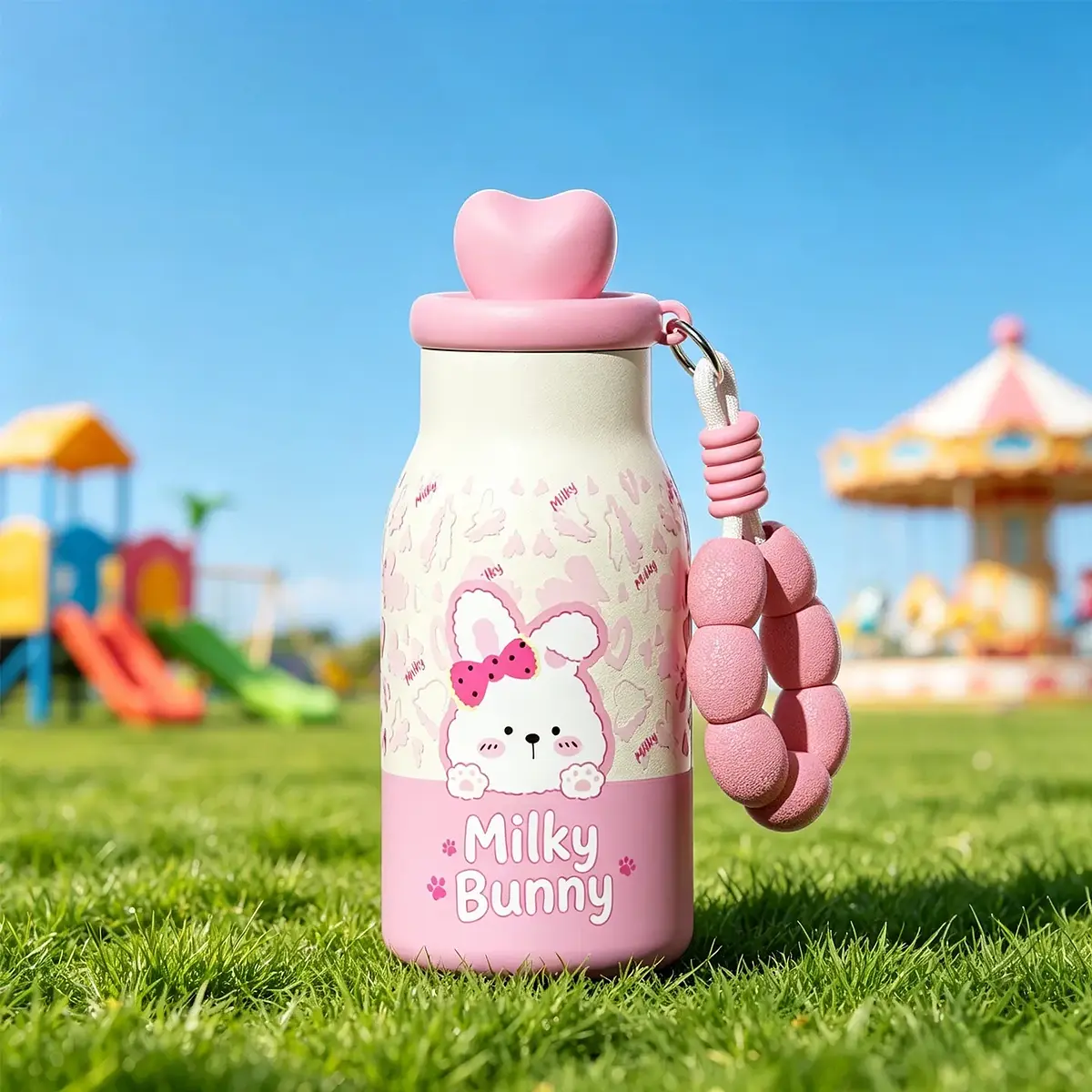 Garrafa Térmica Infantil 400 ml com Tampa de Bichinho — imagem 5 de 7