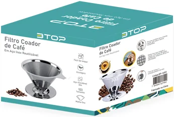 Coador de café de aço inoxidável — imagem 3 de 3